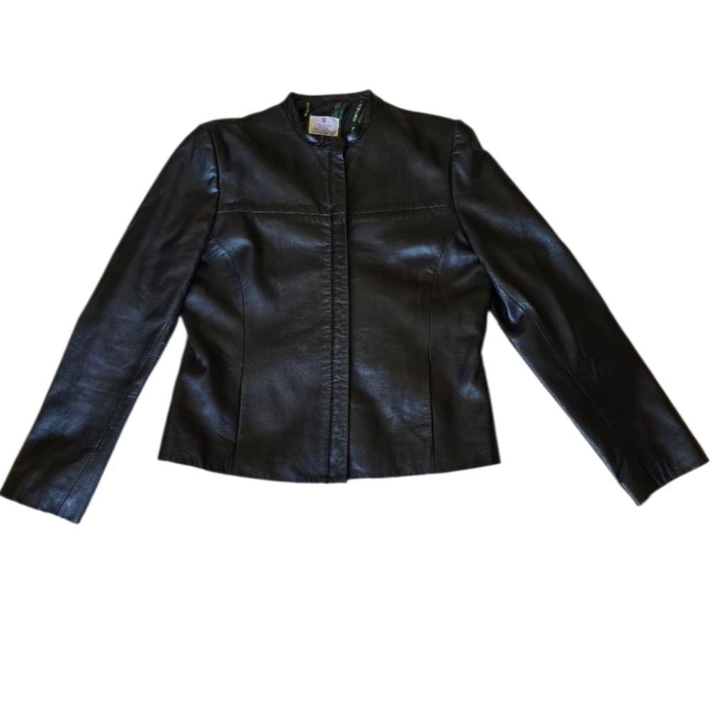 ORIGINAL MOVIE MATRIX CREW LEATHER JACKET LADIES SIZE‎ XL Vintage